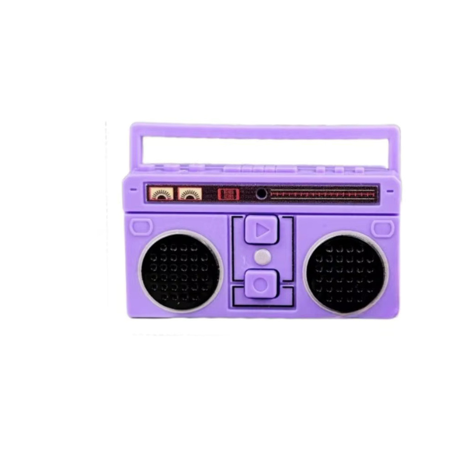 Schlüsselanhänger Mini Radio Form, Bunt, Unisex - Bild 3