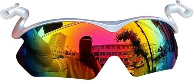 YiRan Sportsonnenbrille, Vollrand, Kunststoff, Multicolour - Bild 1