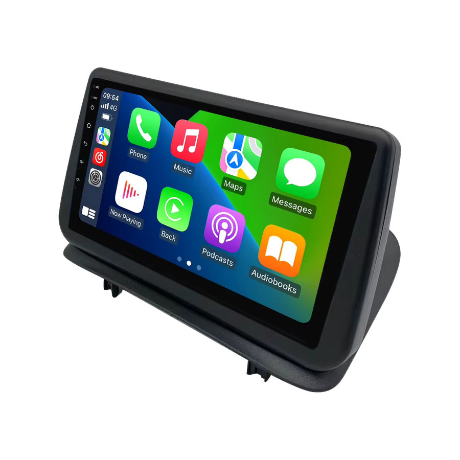 MEKEDE Wireless CarPlay Autoradio mit Android Auto und GPS Navigation für Renault Clio 3 2005-2014 in Schwarz - Bild 2