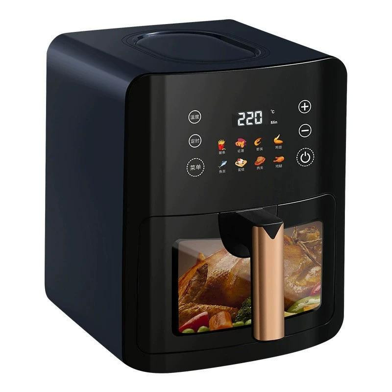 Nest & Nook Intelligente Heißluftfritteuse mit Touchscreen, multifunktionaler elektrischer Ofen ohne Öl, Schwarz, 5 l - Bild 5