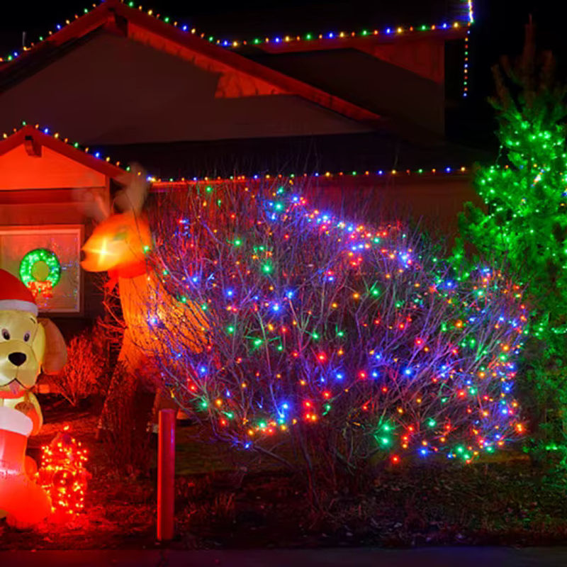 CHNAITEKE Solar Lichterkette für den Außenbereich, wasserdichte Solar-Gartenbeleuchtung in Warmweiß oder Multicolour für Garten und Hochzeit - Bild 6