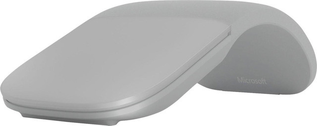 Microsoft Surface Arc Maus kabellos Bluetooth Hellgrau mit 1000 dpi - Bild 1