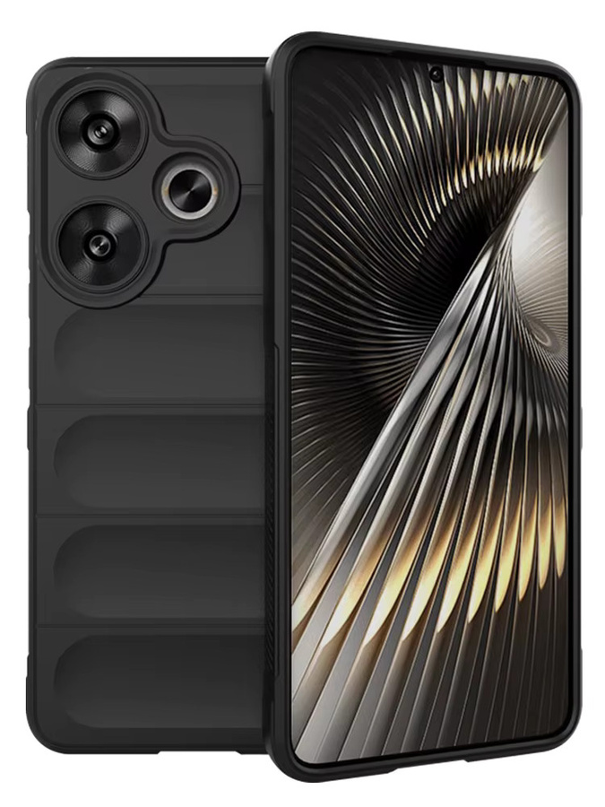 Sturzsichere Silikonhülle für Xiaomi Poco C65 F6 X6 M6 Pro F5 X5 M5 M5S Little X3 NFC F3 Poko F4 X4 GT M4 Pro 4G 5G in Schwarz - Bild 5