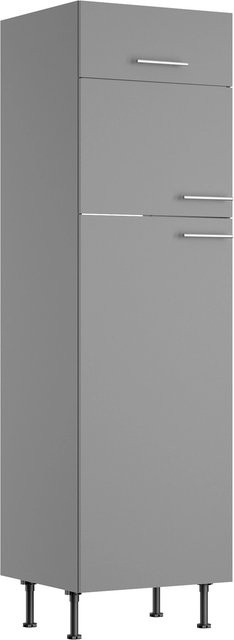 Optifit Küchen-Hochschrank Mats825 für Kühl-Gefrier-Kombination in Basaltgrau, Breite: 60 cm, Höhe: 211,8 cm, Tiefe: 58,4 cm - Bild 1