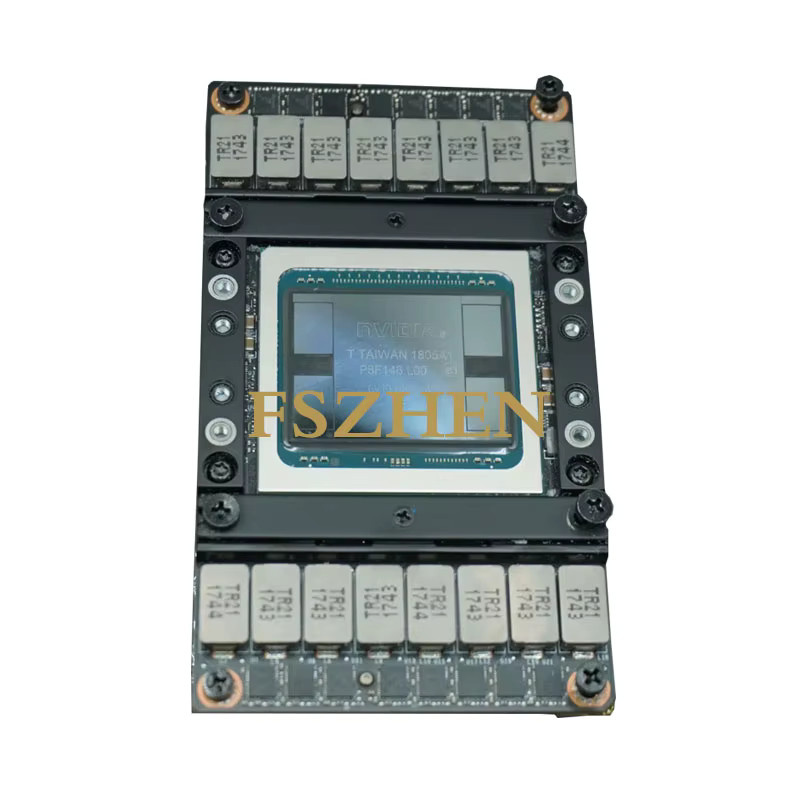 V100 SXM2 32G 16G zu PCIe Adapterkarte mit Reinkupfer-Kühlung Turbofan in Schwarz - Bild 2
