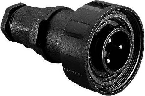 Bulgin PX0745/P Rundsteckverbinder Stecker in Schwarz mit 7 Polen - Bild 1