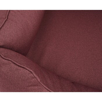 Knuffelwuff Hundebett Leon Orthopädisch aus Velours mit herausnehmbarem Bezug Rot B: 120 cm, T: 85 cm, H: 30 cm - Bild 3