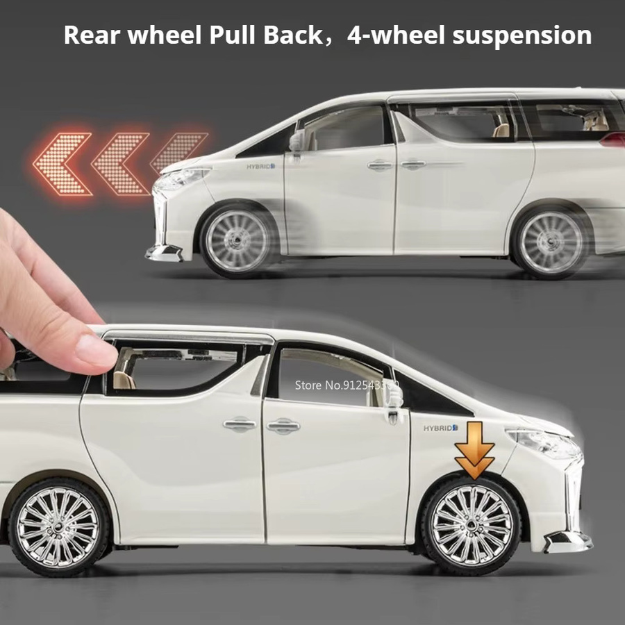 RMZ city Alphard VS680, ferngesteuertes Automodell, 1:24, mit Musik und Licht - Bild 4