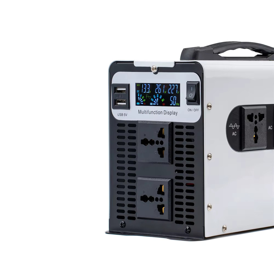 Reiner Sinus-Wechselrichter mit 3000 W Leistung, DC 12 V bis 72 V zu AC 110 V oder 220 V, Solar-Auto-Wechselrichter mit LED-Anzeige - Bild 3