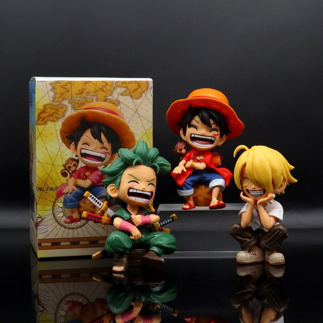 Bandai One Piece Monkey D. Luffy Roronoa Zoro, Anime-Figur, 13cm - Bild 1