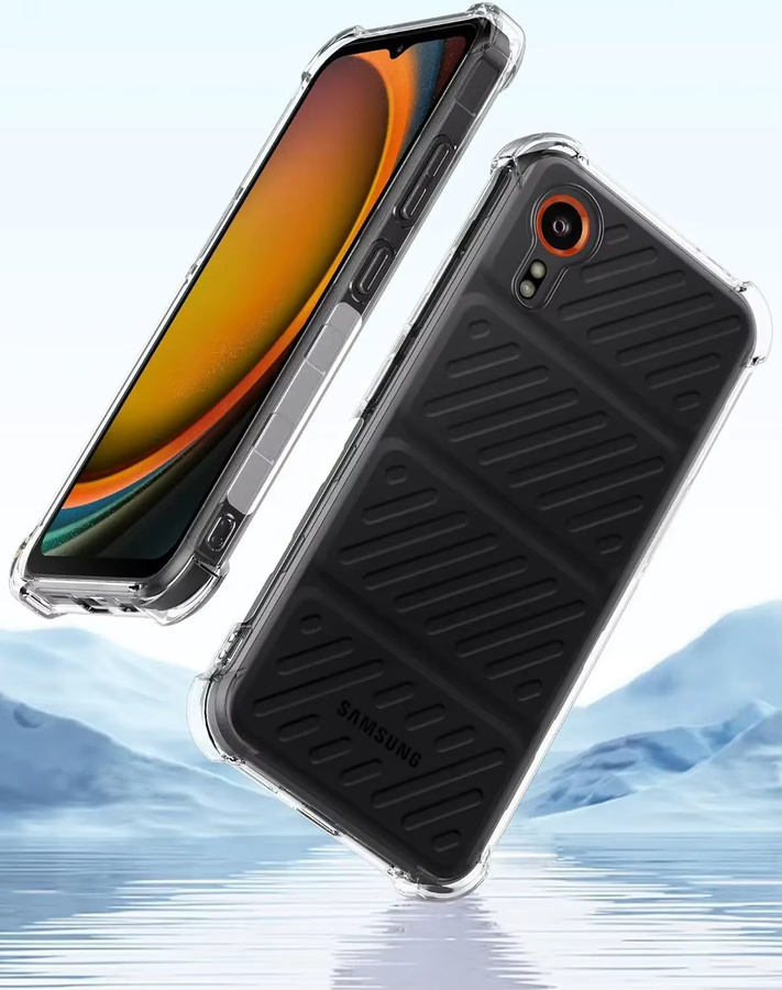 Stoßfeste Airbag-TPU-Schutzhülle für Samsung Galaxy Xcover 7, Xcover 6 Pro und Xcover 5 in Transparent - Bild 6
