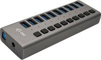 i-tec USB 3.0 Charging Hub mit 10 USB-A Ports, 48 W Netzteil, Grau - Bild 1
