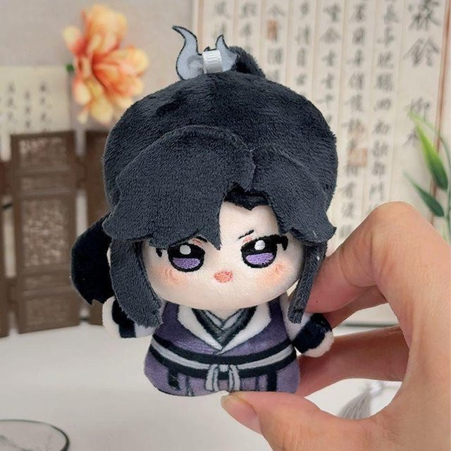 Yiran toy Der Husky und seine weiße Katze Shin Chu Wanning Mo Ran, Plüschpuppe, Stofftier Schlüsselanhänger, 10cm - Bild 1
