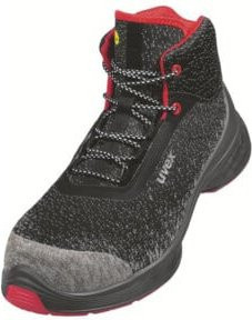 Uvex Sicherheitsschuhe Stiefel 1 G2 S1 in Schwarz Rot Größe 36 Weite 11 - Bild 1