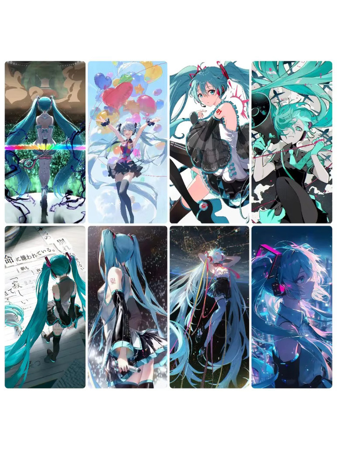 KAYOU Diamantmalerei-Set Hatsune Miku Klassisches Anime Motiv 5D DIY Mosaik-Kunst Wanddekoration in Multicolour - Bild 2