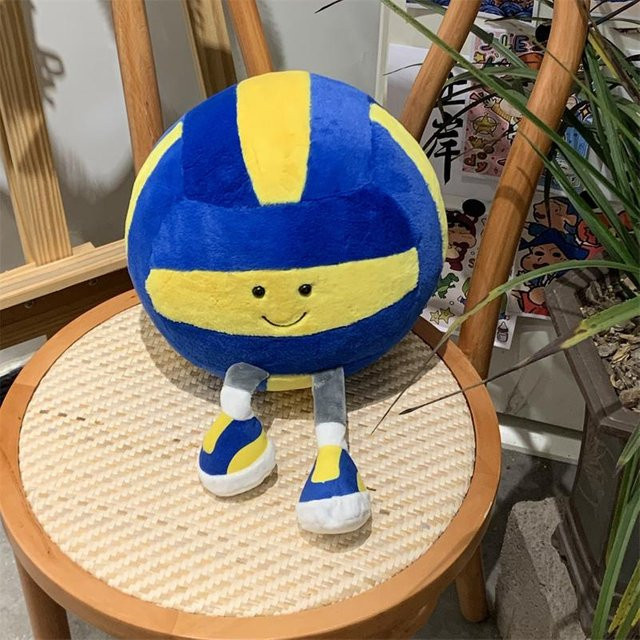 Yiran toy Globus Erde Volleyball Plüschtier, 28cm - Bild 1
