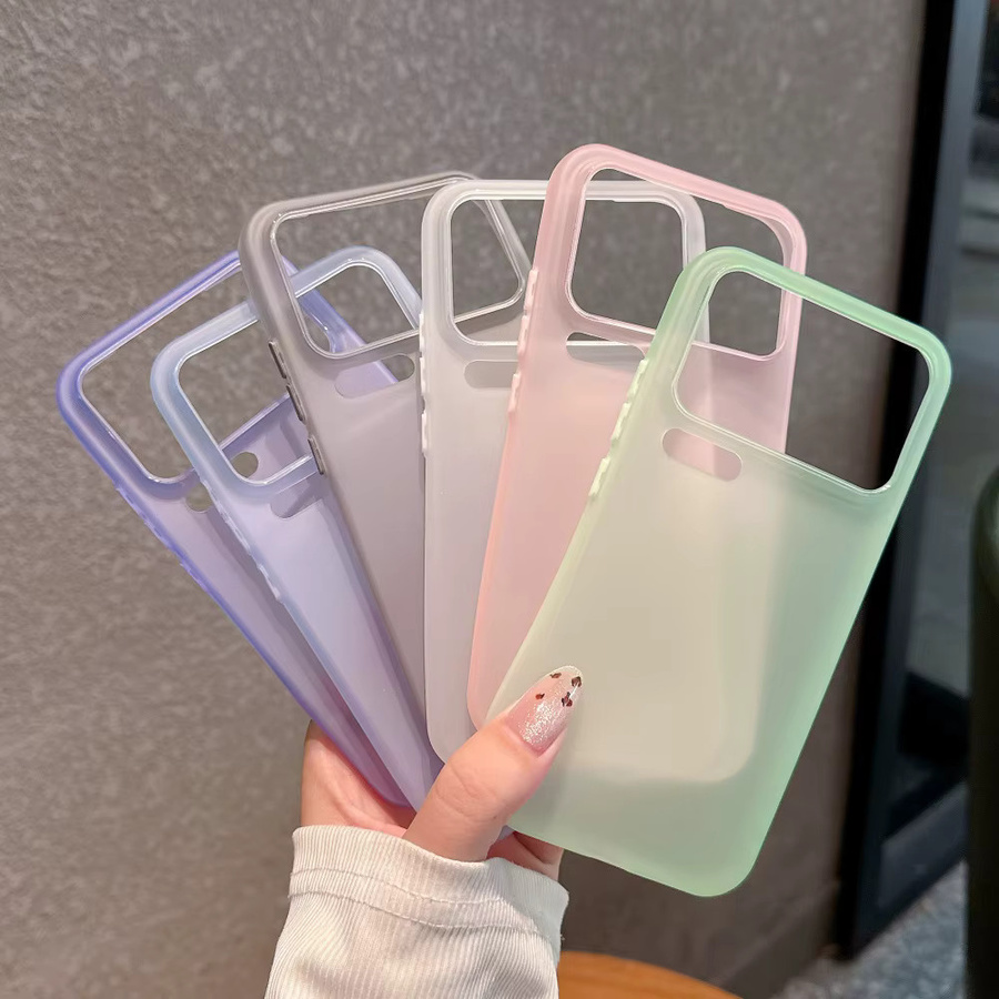 Transparente Silikon-Handyhülle für Xiaomi in mattem Design, stoßfeste TPU-Schutzhülle für Xiaomi 17 Pro Max 15 14 13 Ultra 12 11 Lite 10S, blau - Bild 2