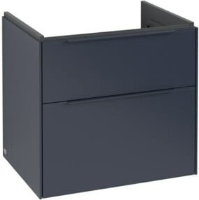 V&B Waschtischunterschrank Subway 3.0 in Anthrazit Matt, B/T/H: 62,2 x 47,8 x 47,8 cm - Bild 1