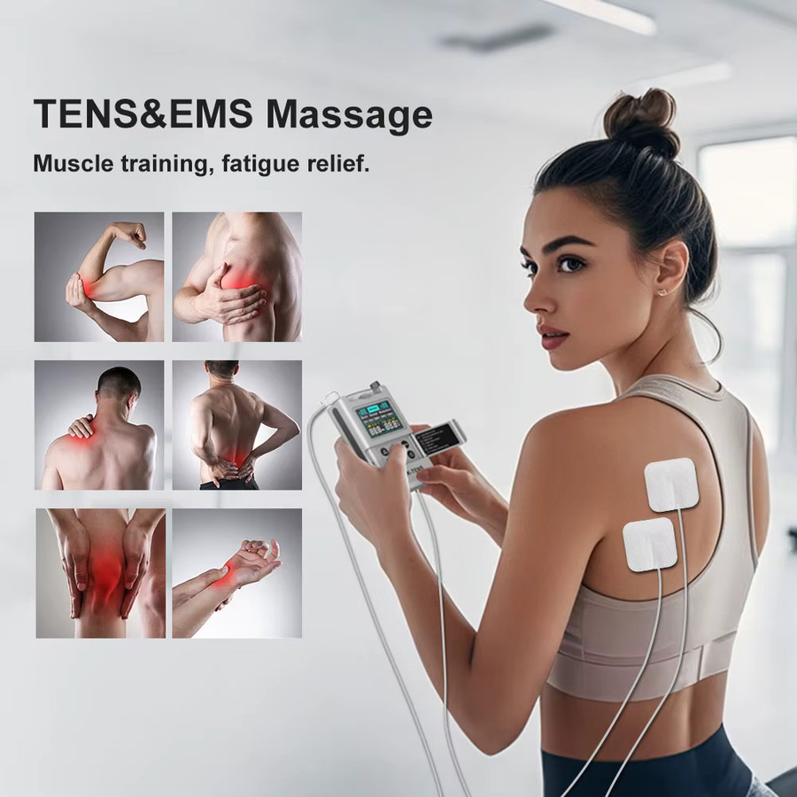 JBMBHC Digitales TENS-Gerät EMS-Massagegerät, Unisex - Bild 2