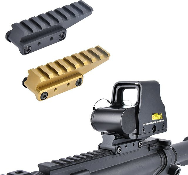 UNITY Optic Taktischer FTC Riser Mount für EOTECH 551/552/553/558 Red Dot Sights, Höhe: 2,26 Zoll, Schwarz - Bild 1