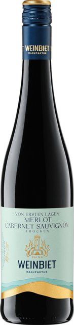 Weinbiet Manufaktur eG Merlot Rotwein, Pfalz, 2024, trocken, 0,75 l - Bild 1
