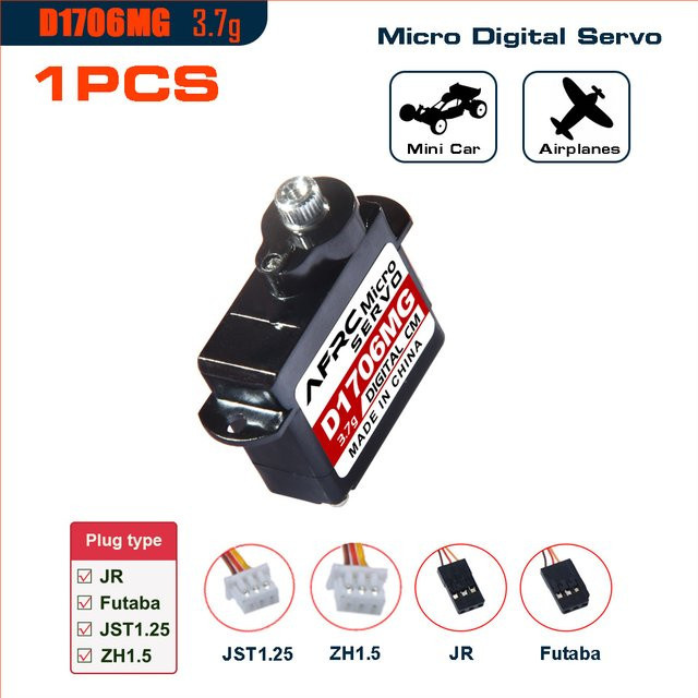 AFRC D1706MG Micro Digital Servo mit Metallgetriebe - Bild 1