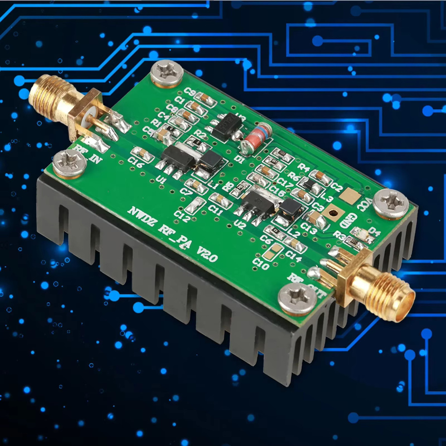 KKMOON RF Leistungsverstärker für Radio HF VHF UHF FM Sender, 2 MHz-700 MHz, 3 W, Grün - Bild 3