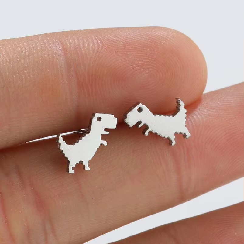 oly2u Ohrstecker Mini Frosch, Edelstahl, Damen - Bild 2