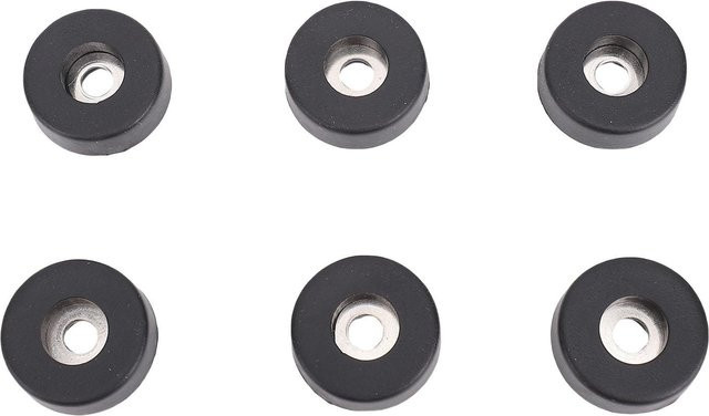 32 Stück KONNWEI Lautsprecher-Isolationsfüße in Schwarz als Anti-Vibrations-Gummipads für Plattenspieler, Verstärker, Subwoofer und CD/DVD-Player - Bild 1