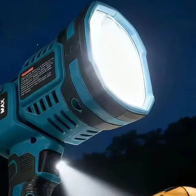 Makita LED-Taschenlampe als tragbare Laterne und Scheinwerfer für 18-V-Akkus in Blau - Bild 2