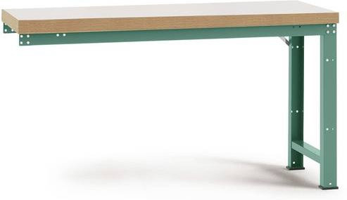 Manuflex WP4019.0001 Werkbank Anbaumodul in Grau und Grün, B/T/H: 180 x 70 x 84 cm - Bild 1