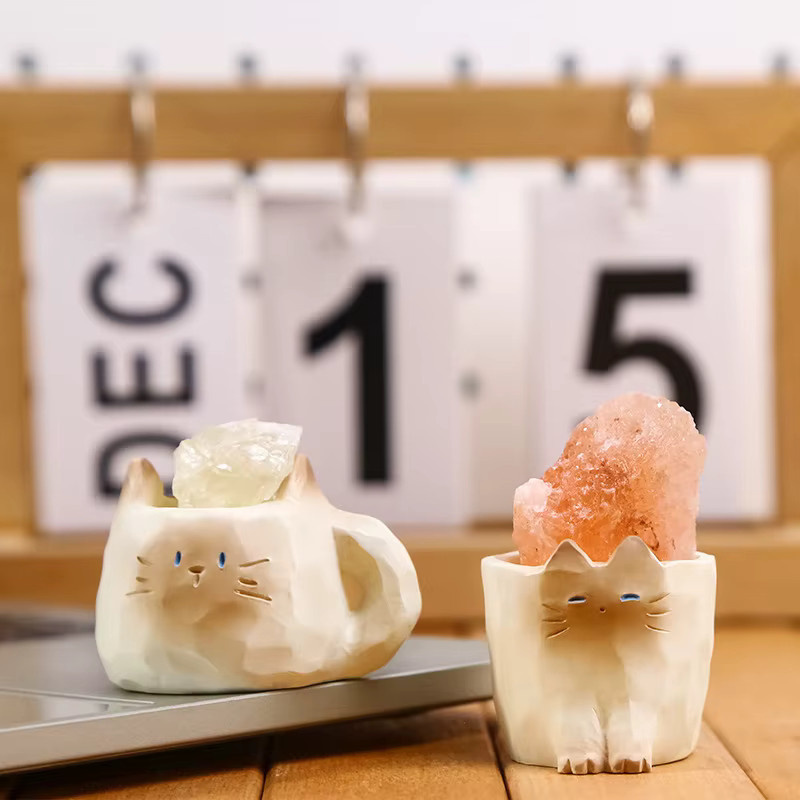 PAL Katze Blind Box, Puppe, Kristall Stein, Desktop Ornament - Bild 2