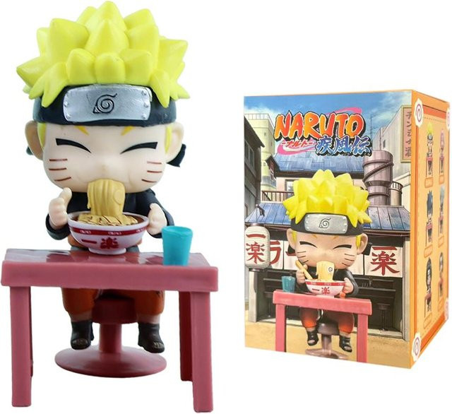 Yiran toy Naruto Shippuden Ramen-Thema Blind Box Chibi Mini PVC Anime Figuren - Bild 1