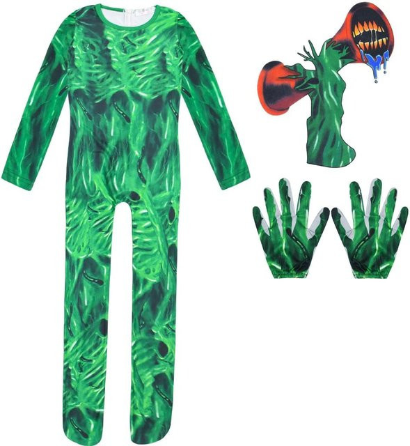DuneHolt Siren Head Horror Cosplay Outfit, Grün, Fantasy - Bild 1