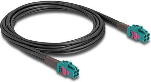 Delock WLAN-Antennen Anschlusskabel Schwarz 1 m - Bild 1