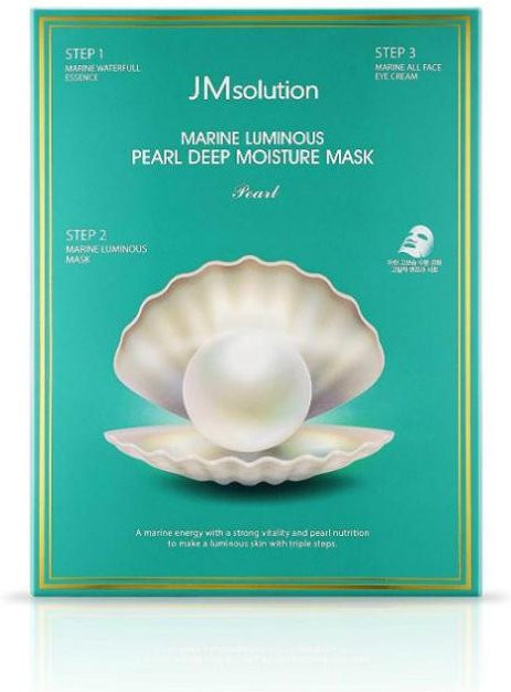 JM SOLUTION Perlenmaske mit Hyaluronsäure, 10 Stück, Unisex - Bild 1