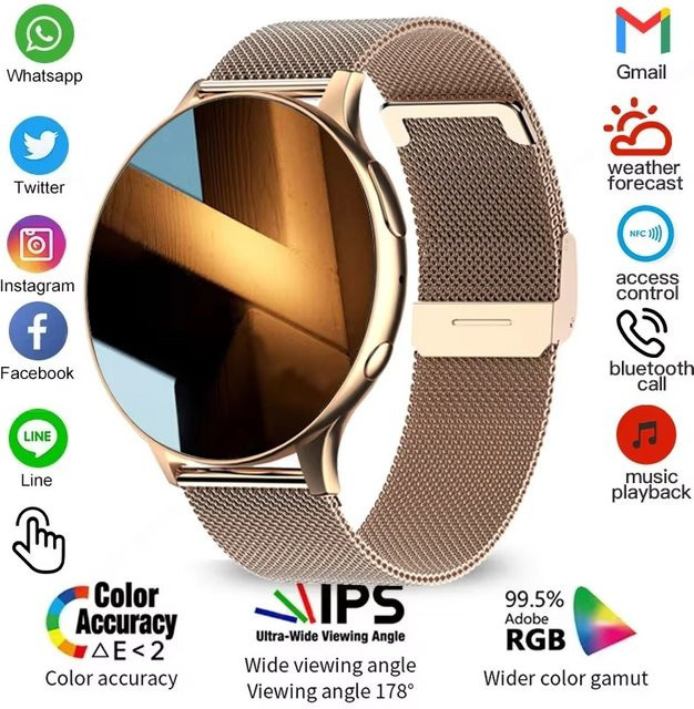 Amazfit Smartwatch, Schwarz, Unisex, Bluetooth, Herzfrequenz - Bild 1