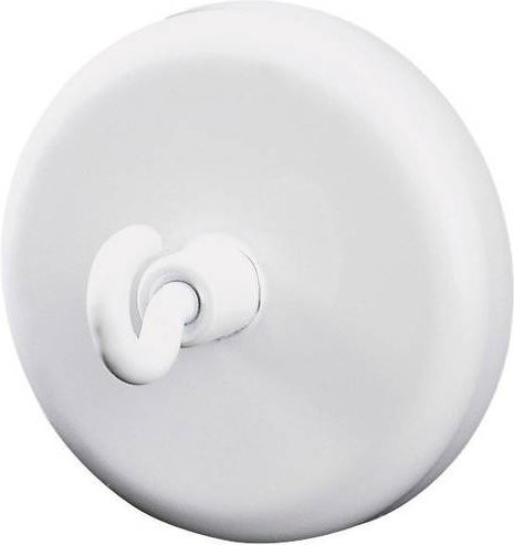 Dahle Magnet mit Haken rund Weiß Durchmesser: 47 mm, Höhe: 32 mm - Bild 1