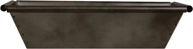 A.H.G. Zink-Blumenkasten Blacklook in Schwarz, B/T/H: 40 x 20 x 11 cm - Bild 1