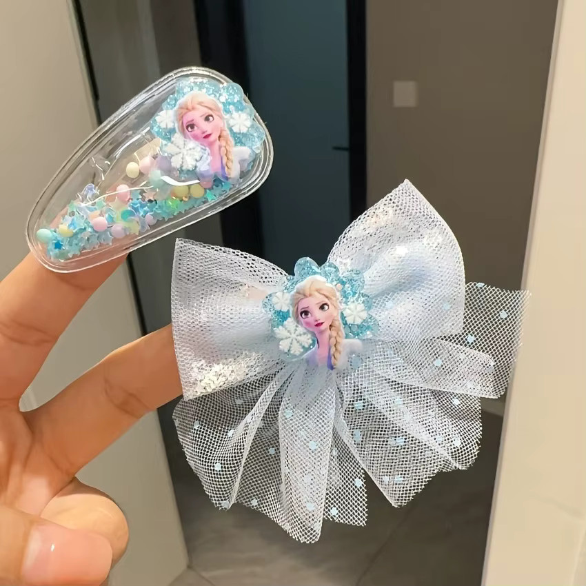 HEROCROSS Haarspange Set, Kinder, Frozen-Elemente, 6-teilig - Bild 2