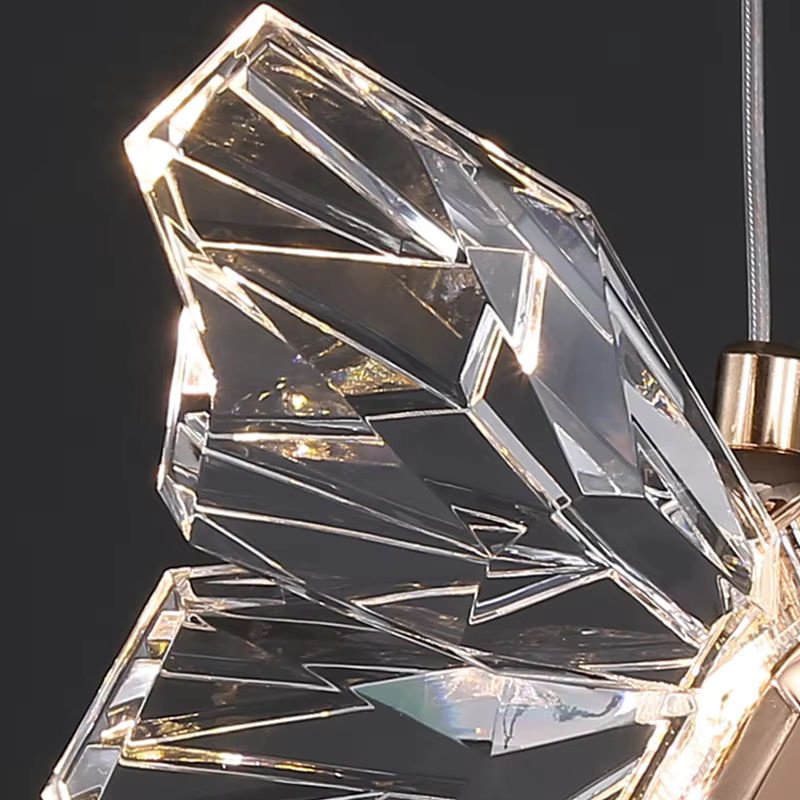 Lyfs Nordic LED Schmetterling Wandlampe in Gold/Messing mit warmweißem Licht für Wohnzimmer, Schlafzimmer und Hotel - Bild 5