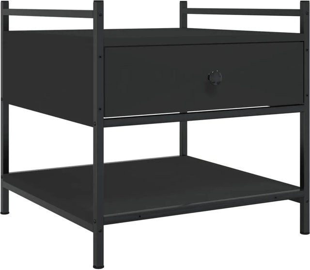 vidaXL Couchtisch Schwarz aus Holzwerkstoff mit B/T/H: 50 x 50 x 50 cm - Bild 1