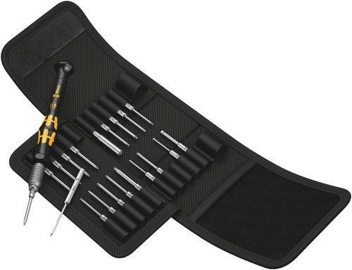 Wera Kraftform Kompakt Micro 21 ESD 1 Bit-Schraubendreher-Set, 21-teilig, Schwarz - Bild 1