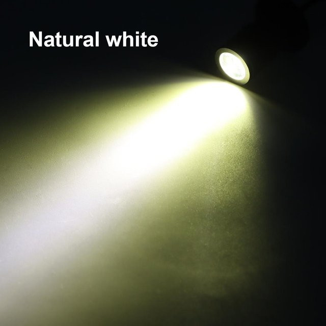 MALITAI Mini USB LED Spot Licht aus Aluminium, drehbarer Strahler in Schwarz für Vitrine, Schrank und Regal - Bild 1