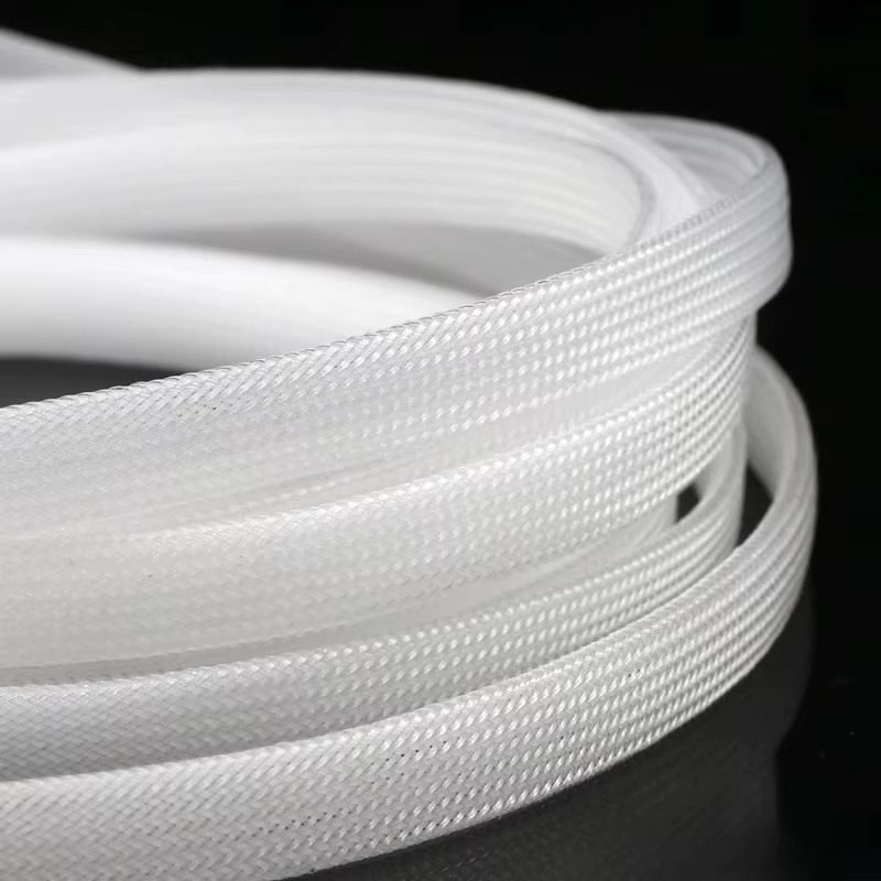Transparente Kabelschutzhülle aus hochdichtem Geflecht für Elektrokabel, Schlangenhaut-Design, Durchmesser: 2 mm bis 16 mm - Bild 4