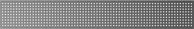 ZacAlu Zierblech aus Aluminium in Dunkelgrau, Breite: 178,5 cm, Höhe: 20,6 cm - Bild 1