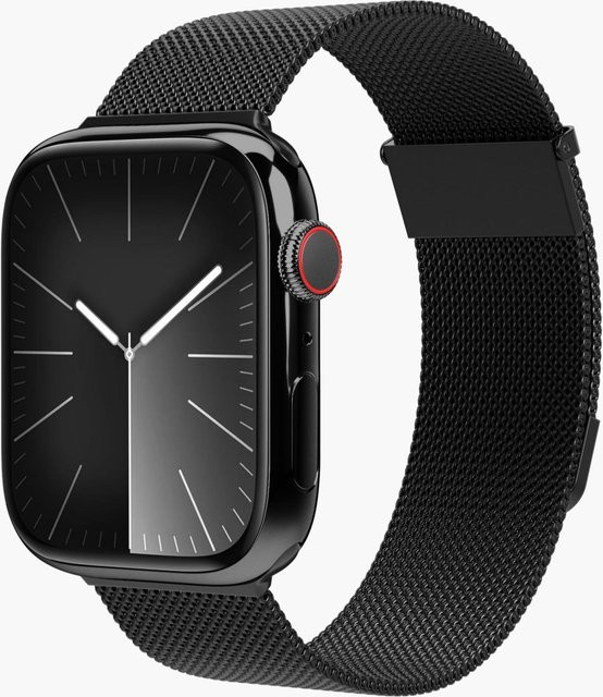 Vonmählen Uhrenarmband Milanese Loop 2, Edelstahl, Schwarz, Unisex - Bild 1