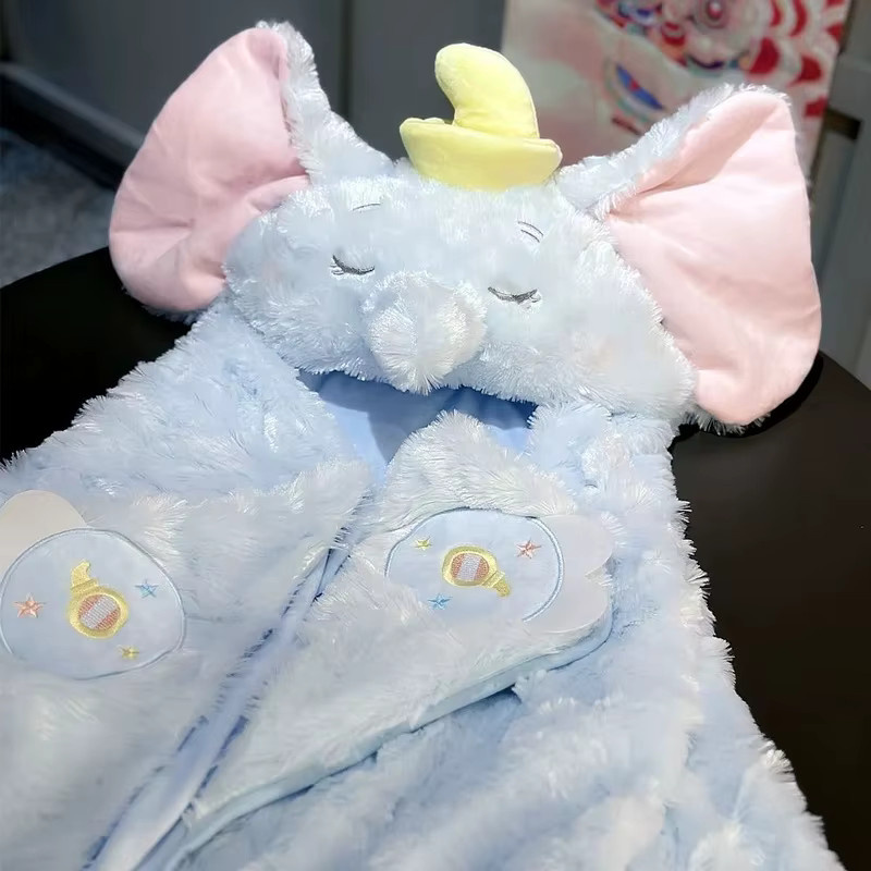TAKARA TOMY Dumbo U-förmiger Kissen-Schal, Kapuzenumhang - Bild 2