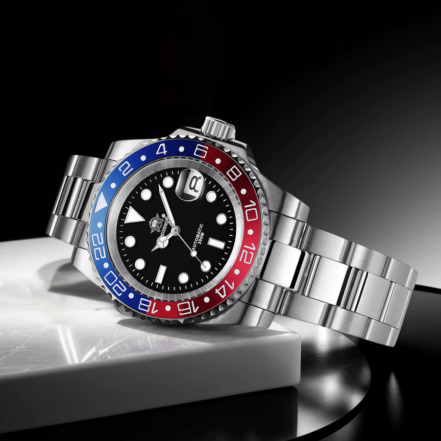ADDIESDIVE Taucheruhr, Automatik, Edelstahl, Saphirglas, Herren - Bild 3
