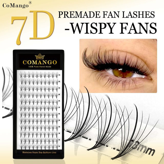CoMango 7D Spike Lashes, Wimpernverlängerungen, schwarz, 8-15 mm - Bild 1